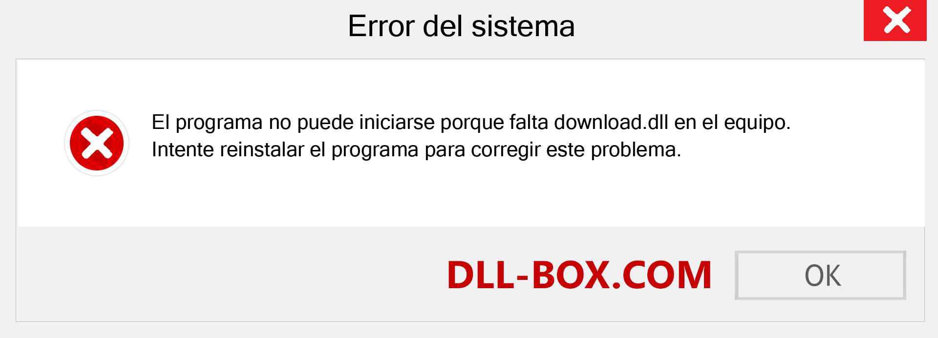 ¿Falta el archivo download.dll ?. Descargar para Windows 7, 8, 10 - Corregir download dll Missing Error en Windows, fotos, imágenes