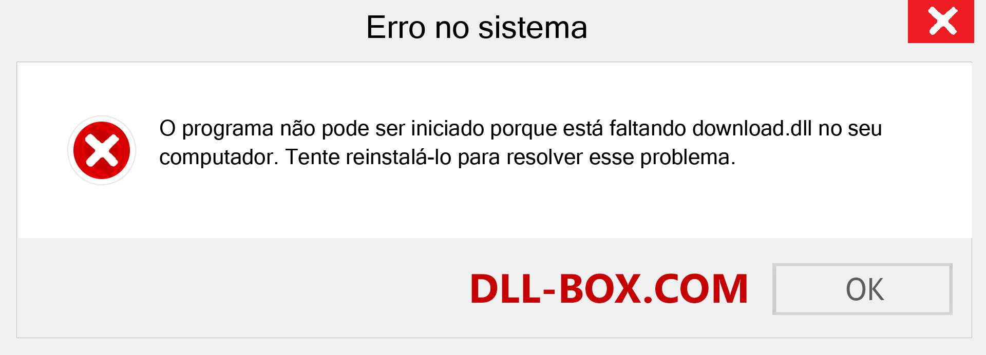 Arquivo download.dll ausente ?. Download para Windows 7, 8, 10 - Correção de erro ausente download dll no Windows, fotos, imagens